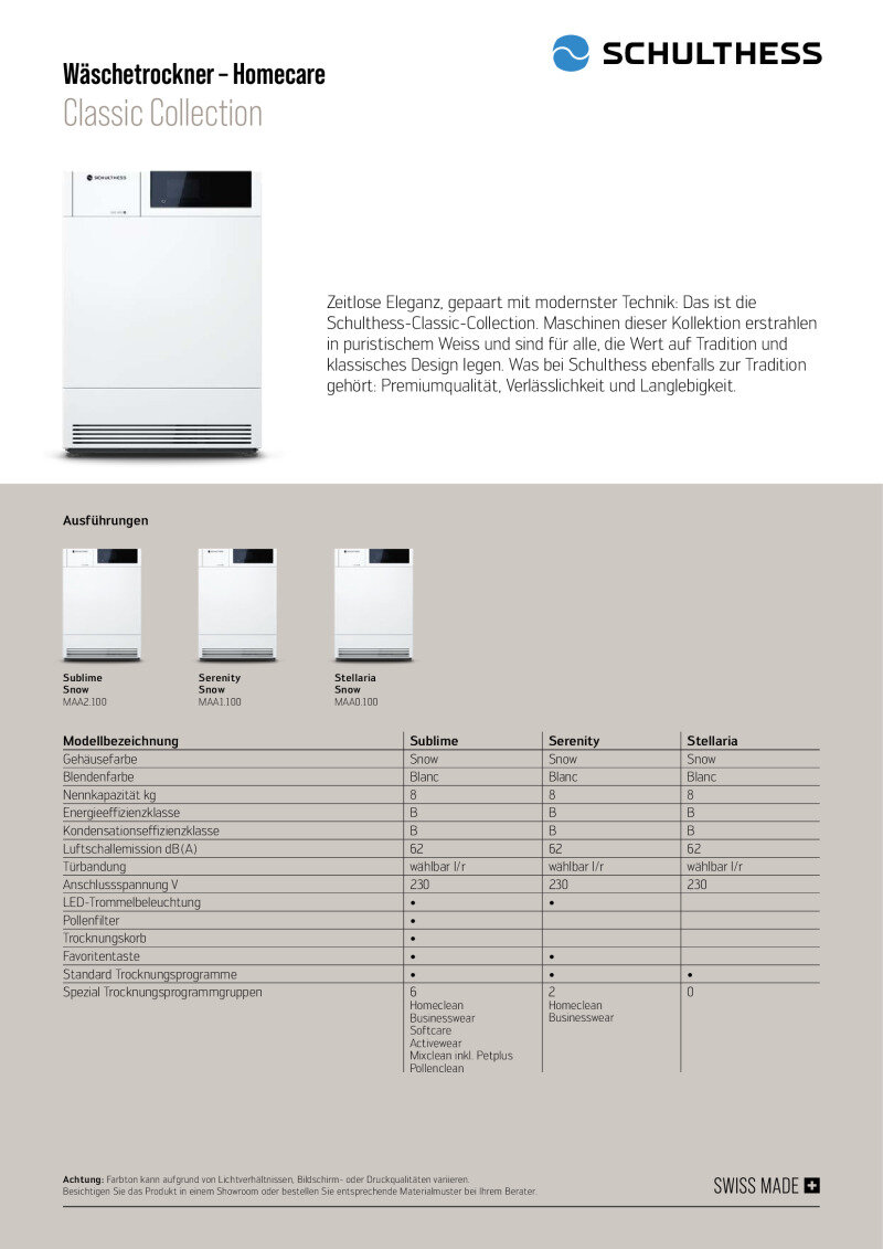 Datenblatt_Schulthess_Trockner